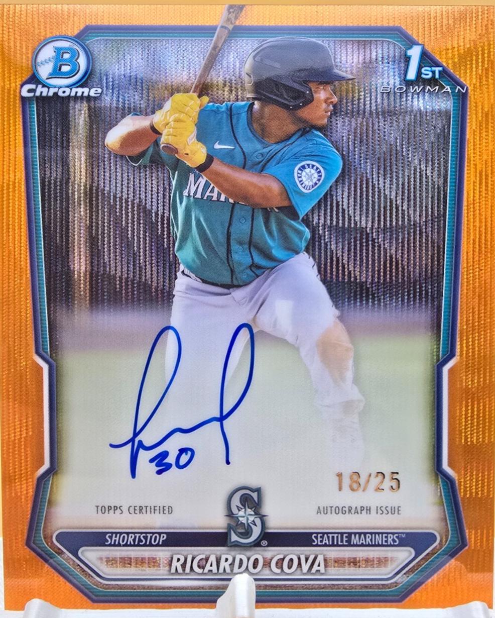 Ricardo Cova [Orange Wave Refractor] #CPA-RC