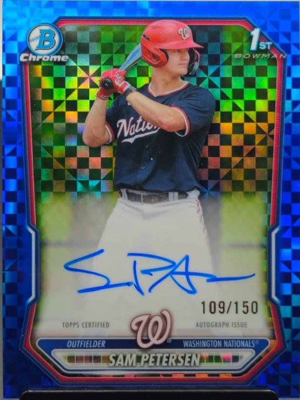 Sam Petersen [Blue Refractor] #CPA-SP