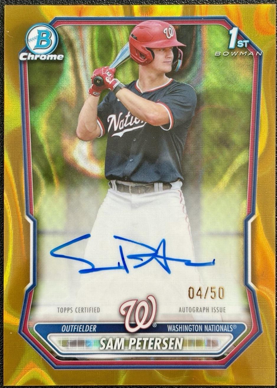 Sam Petersen [Gold Lava Refractor] #CPA-SP