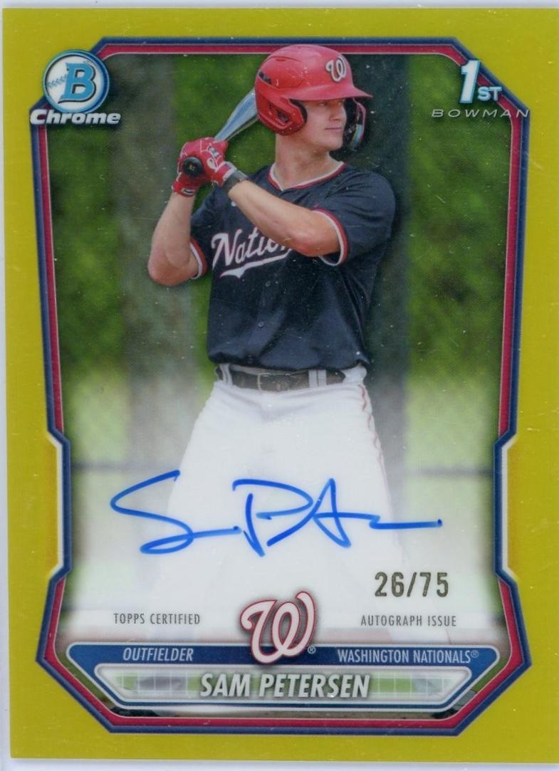 Sam Petersen [Gold Refractor] #CPA-SP
