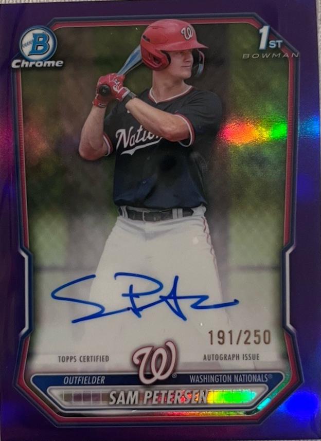 Sam Petersen [Purple Refractor] #CPA-SP