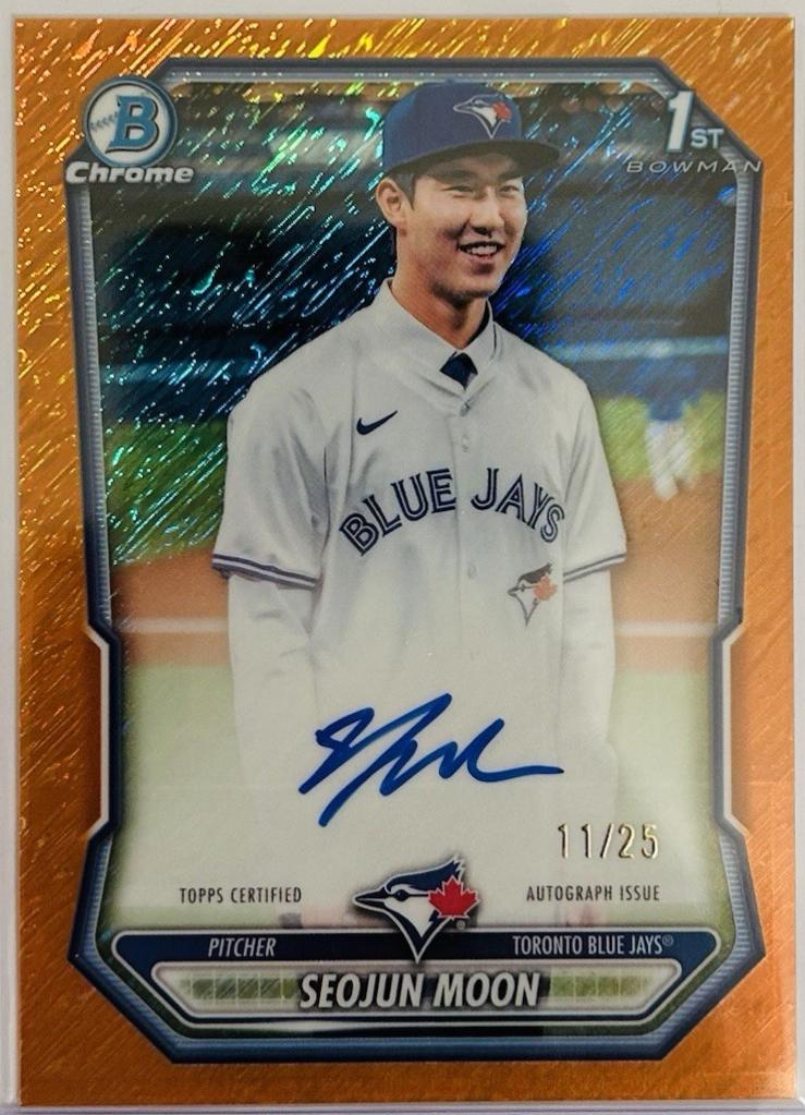 Seojun Moon [Orange Shimmer Refractor] #CPA-MS