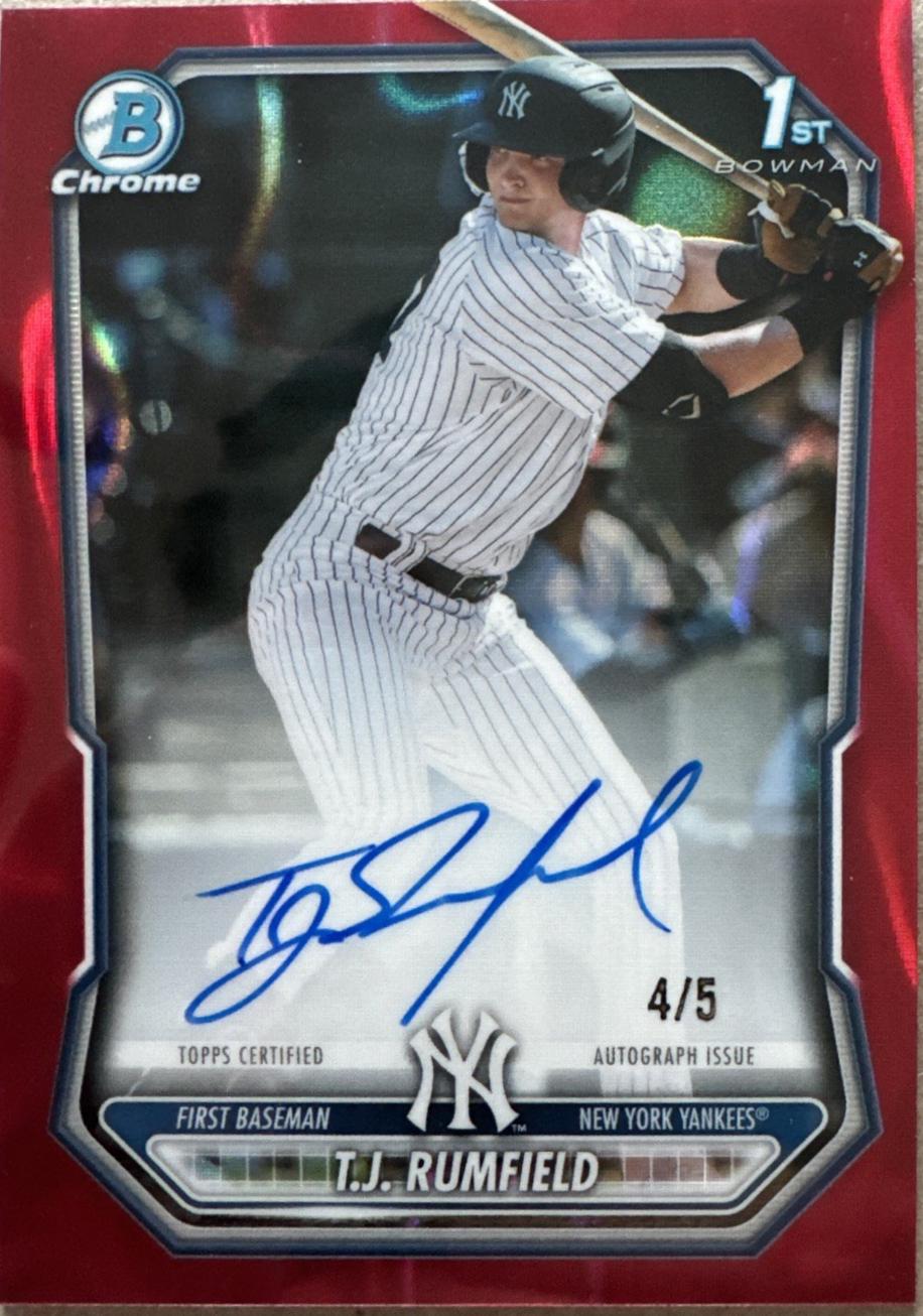 T.J. Rumfield [Red Lava Refractor] #CPA-TR