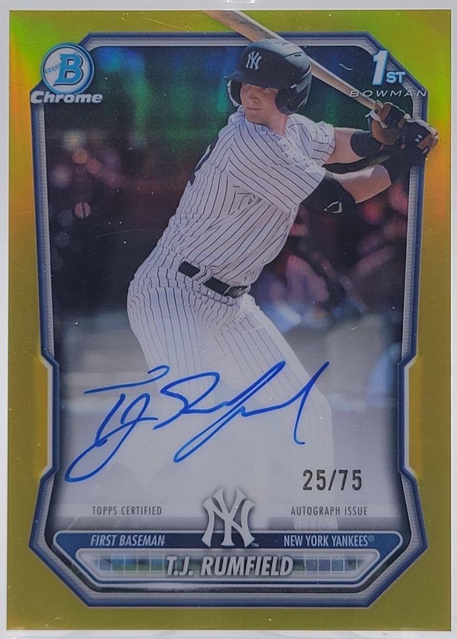 T.J. Rumfield [Yellow Refractor] #CPA-TR