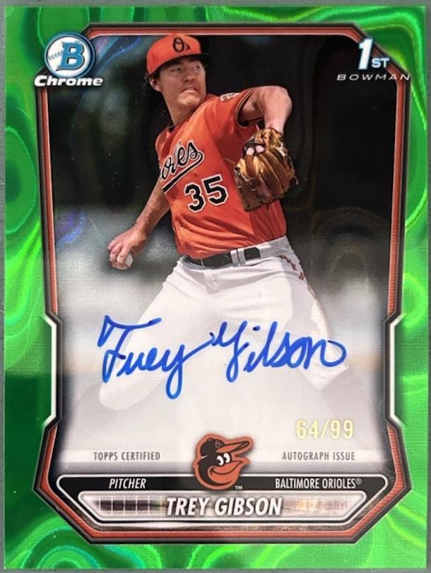 Trey Gibson [Green Lava Refractor] #CPA-TGI