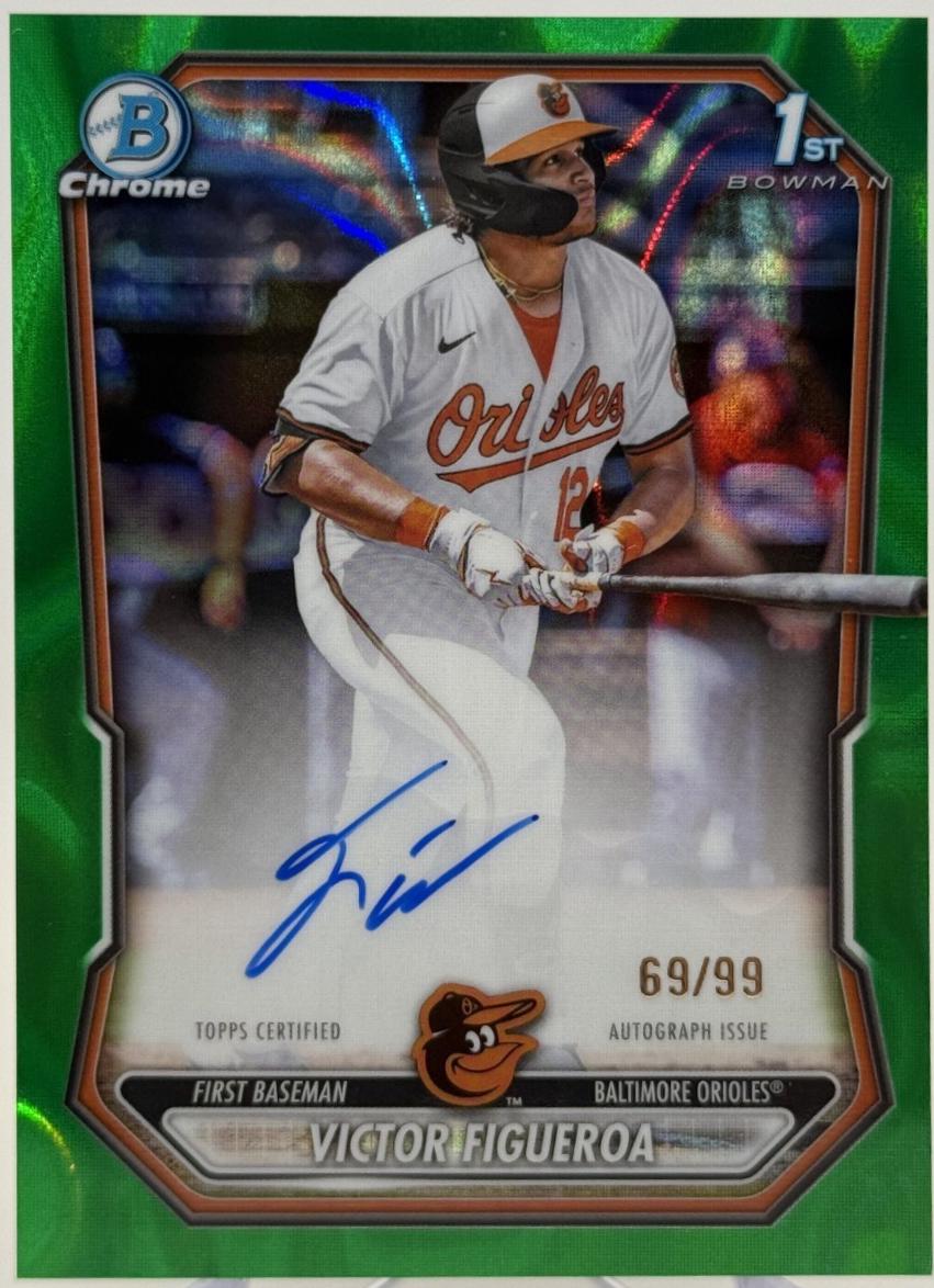 Victor Figueroa [Green Shimmer Refractor] #CPA-VF