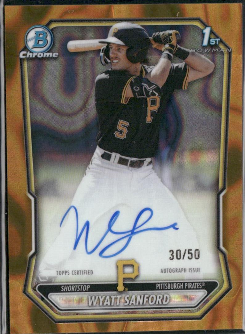Wyatt Sanford [Gold Lava Refractor] #CPA-WS