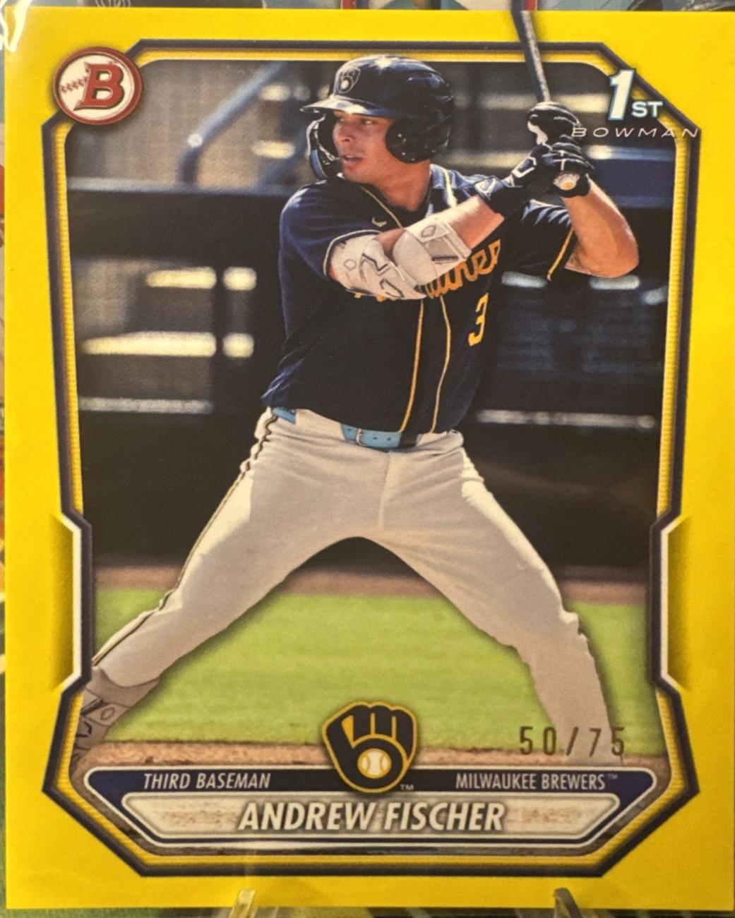 Andrew Fischer [Yellow Border] #BP-149
