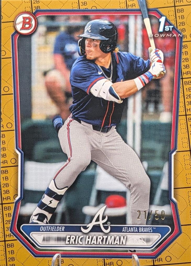 Eric Hartman [Gold Border Pattern] #BP-102