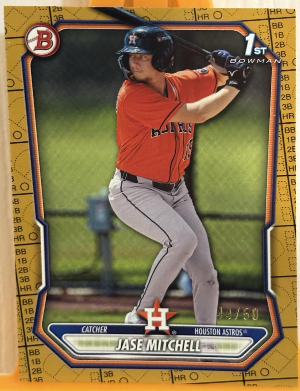 Jase Mitchell [Gold Border Pattern] #BP-12