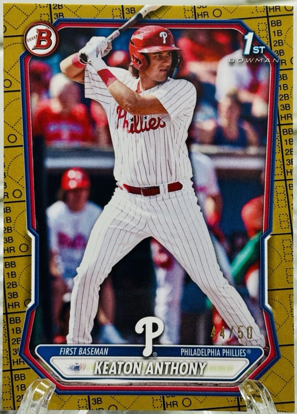 Keaton Anthony [Gold Border] #BP-121