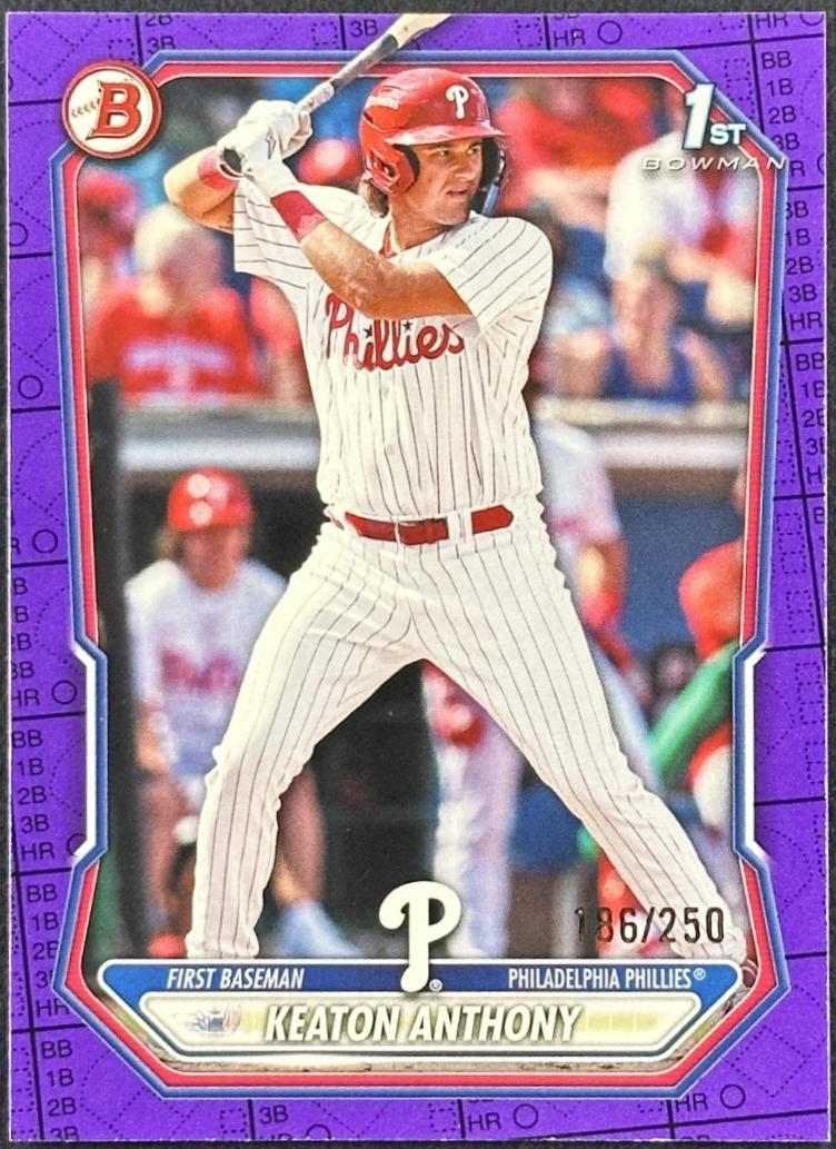 Keaton Anthony [Purple Border] #BP-121