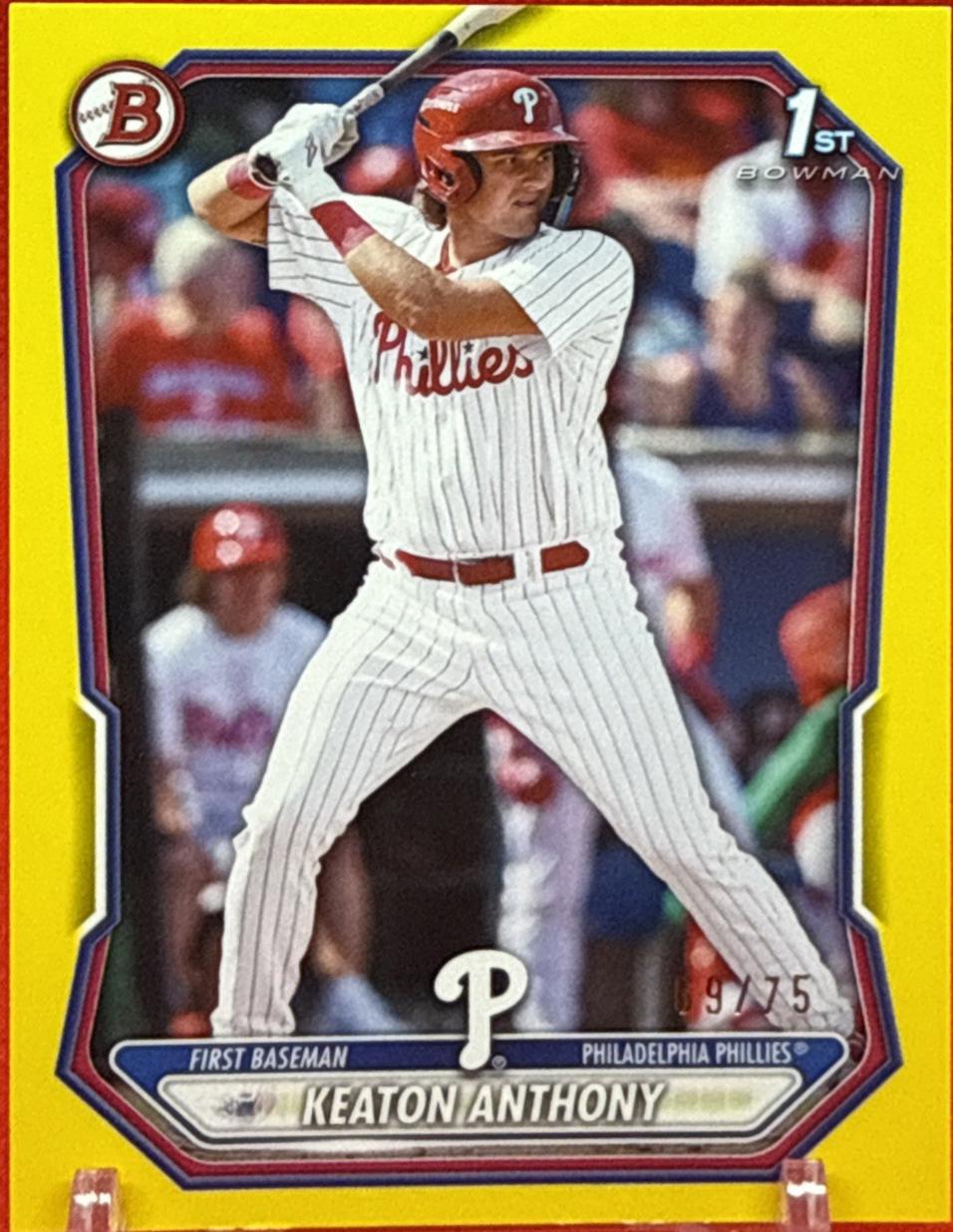 Keaton Anthony [Yellow Border] #BP-121