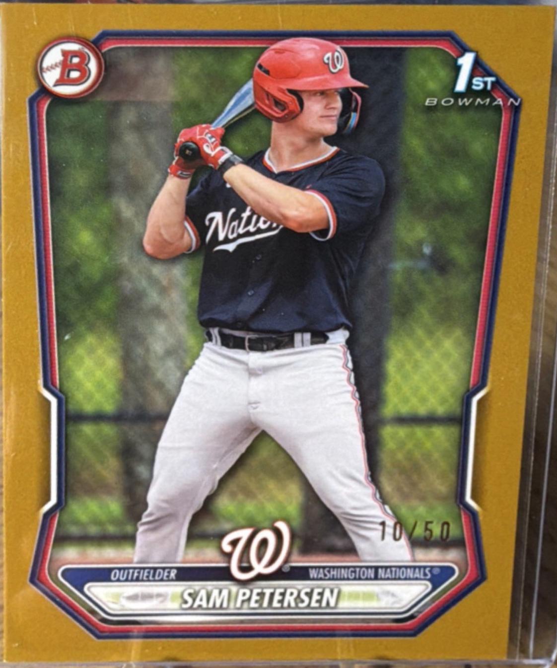 Sam Petersen [Gold Border] #BP-122