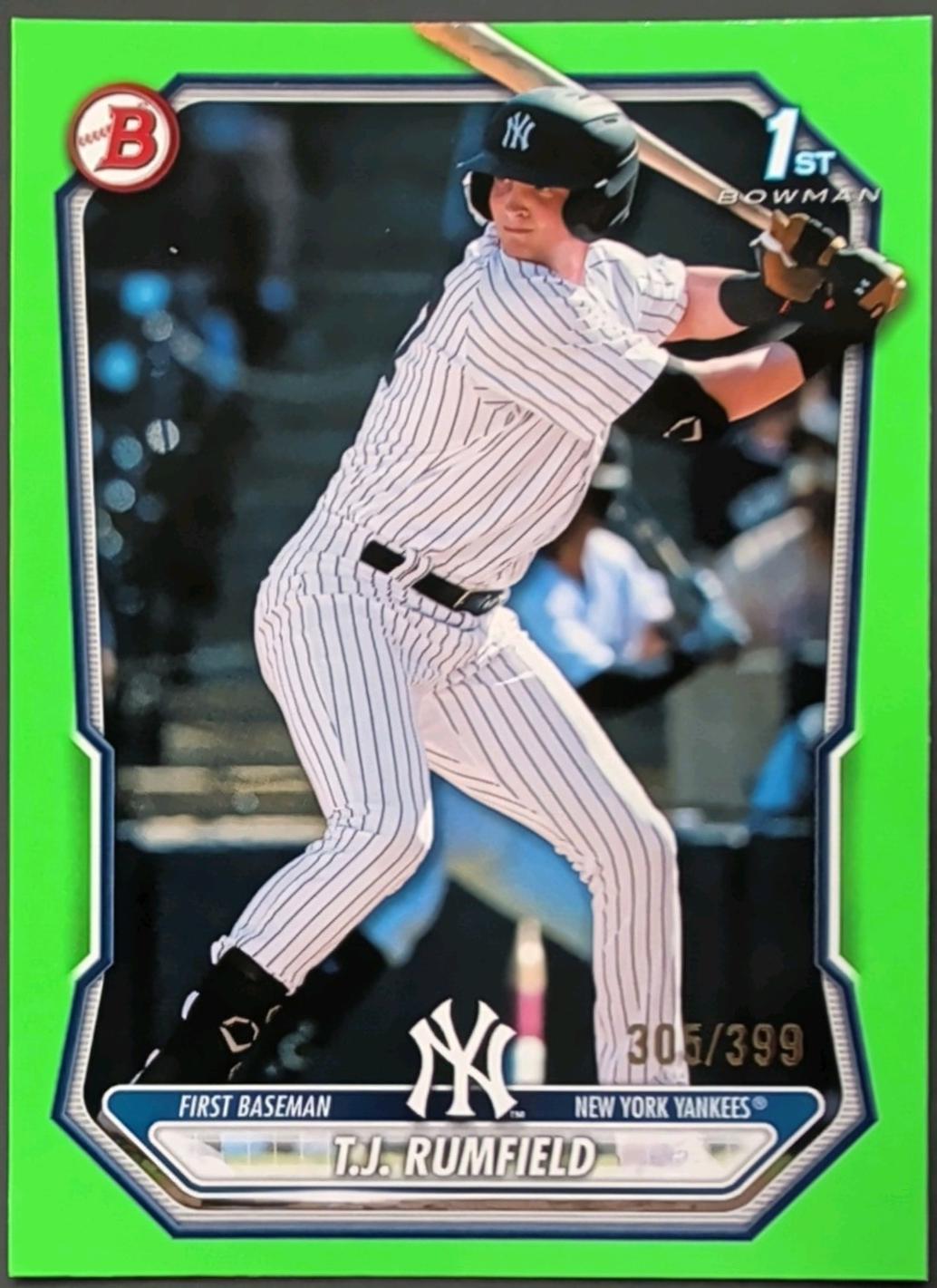 T.J. Rumfield [Neon Green Border] #BP-134