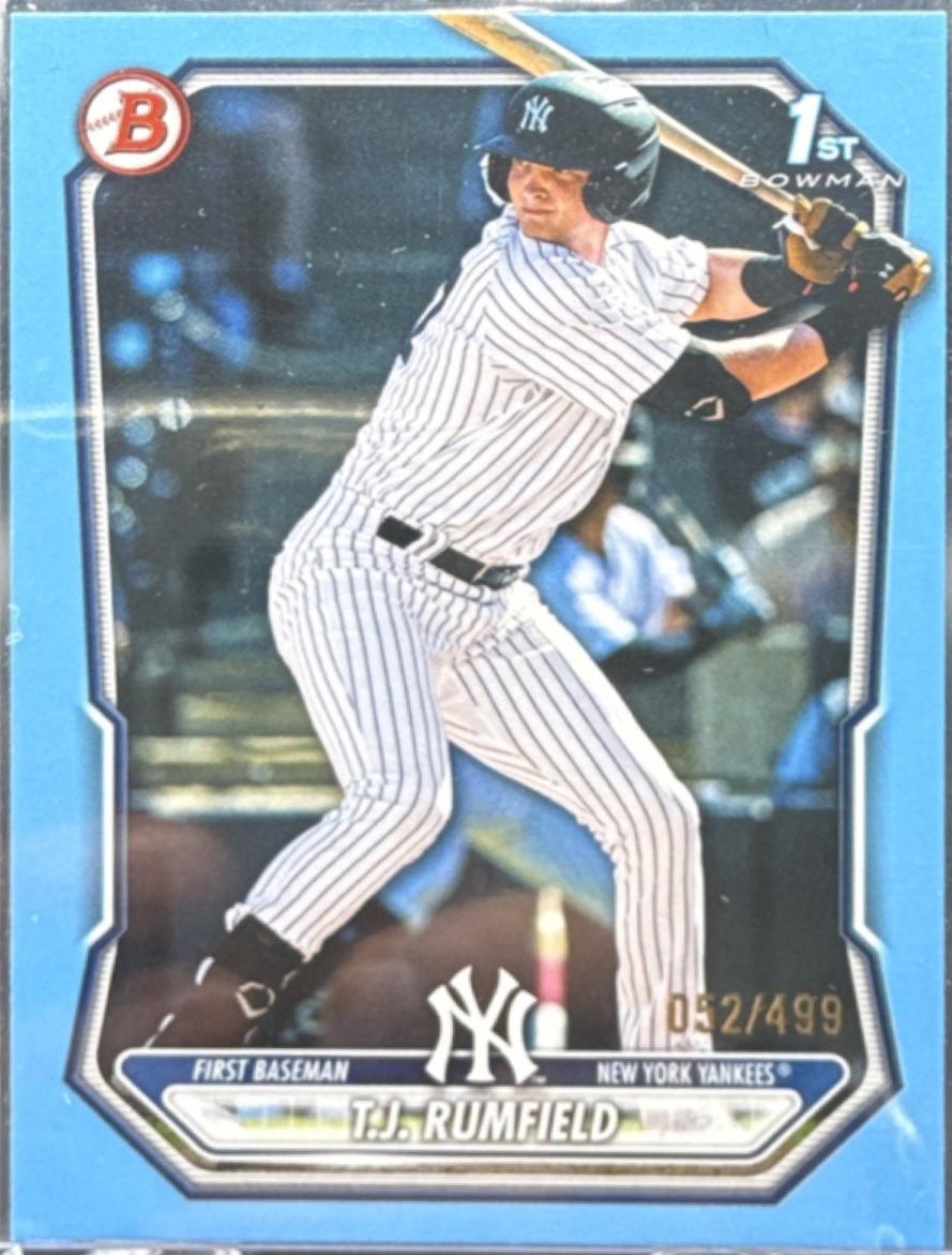 T.J. Rumfield [Sky Blue Border] #BP-134