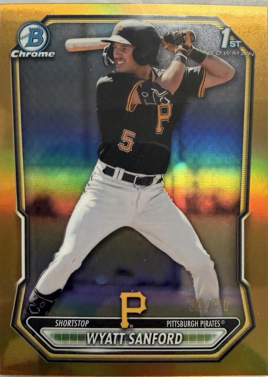 Wyatt Sanford [Gold Border] #BP-66