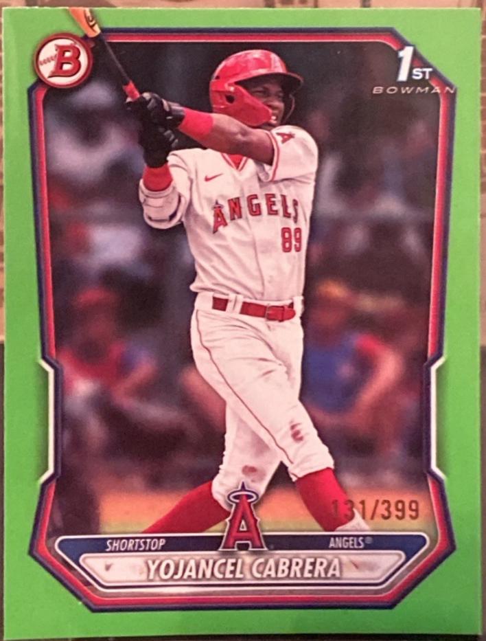 Yojancel Cabrera [Neon Green Border] #BP-3