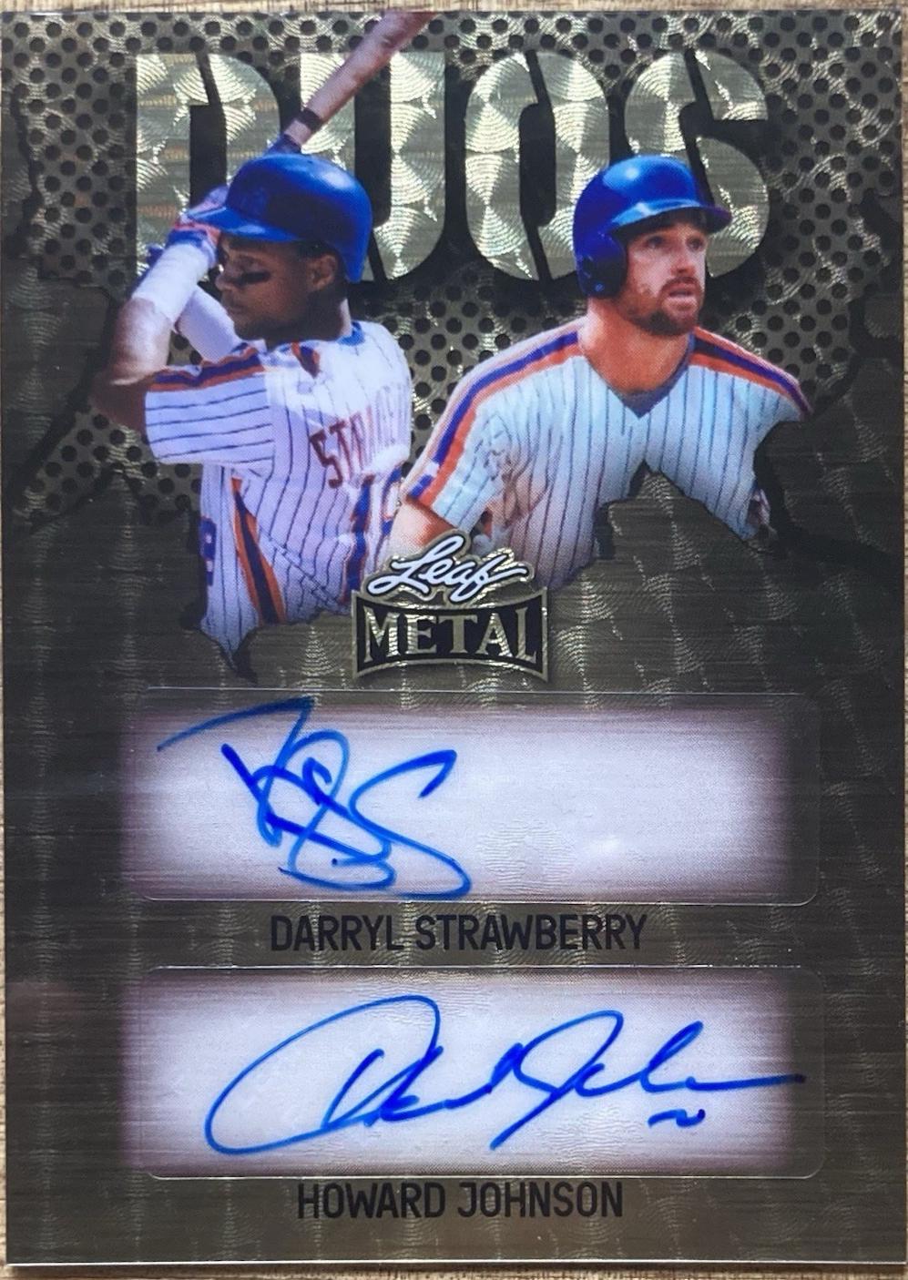 Darryl Strawberry / Howard Johnson [Super Prismatic Gold] #MD-3