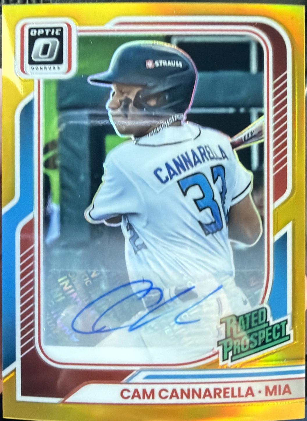 Cam Cannarella [Gold Optic Signature] #151