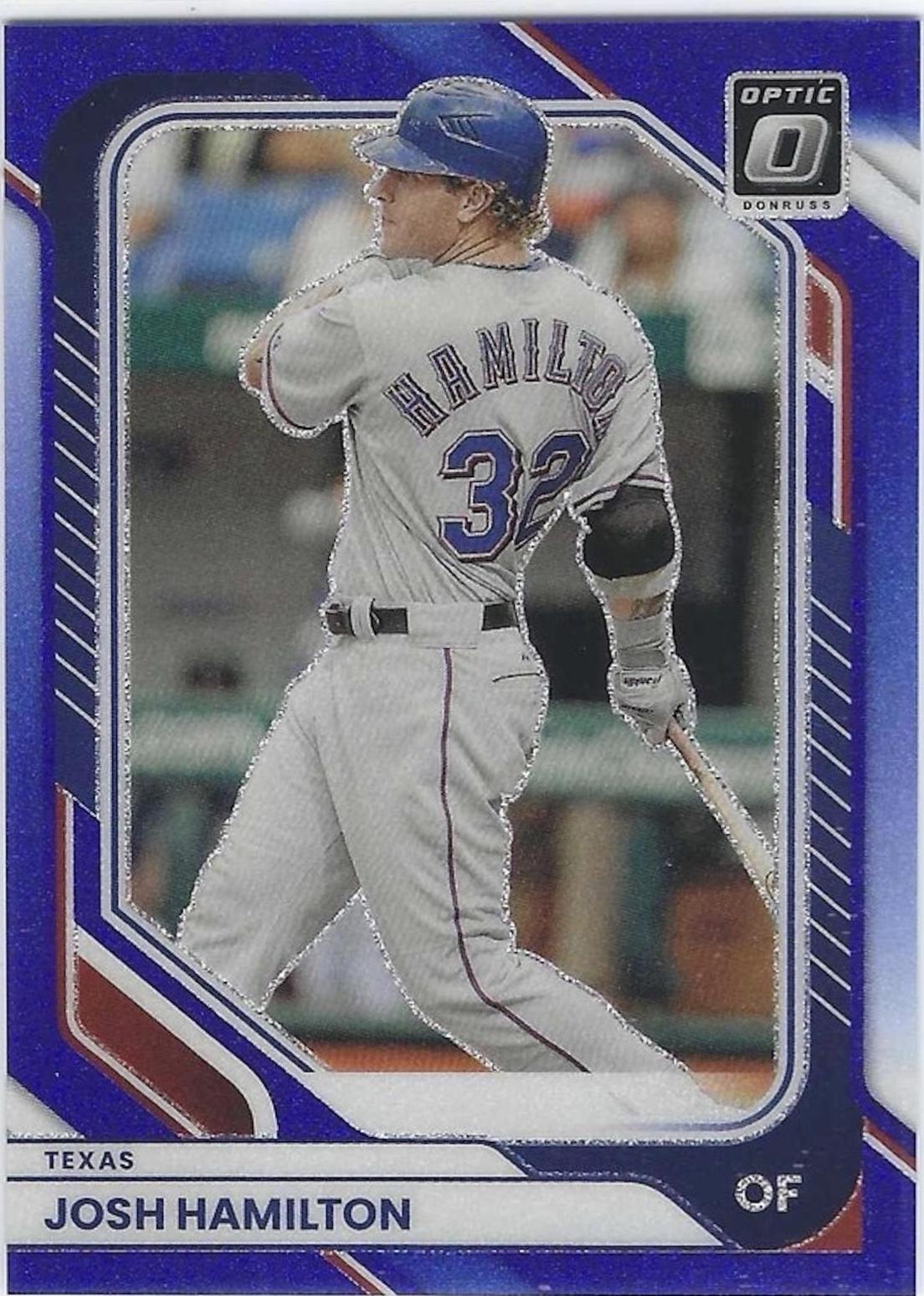 Josh Hamilton [Blue Glitter Optic] #54
