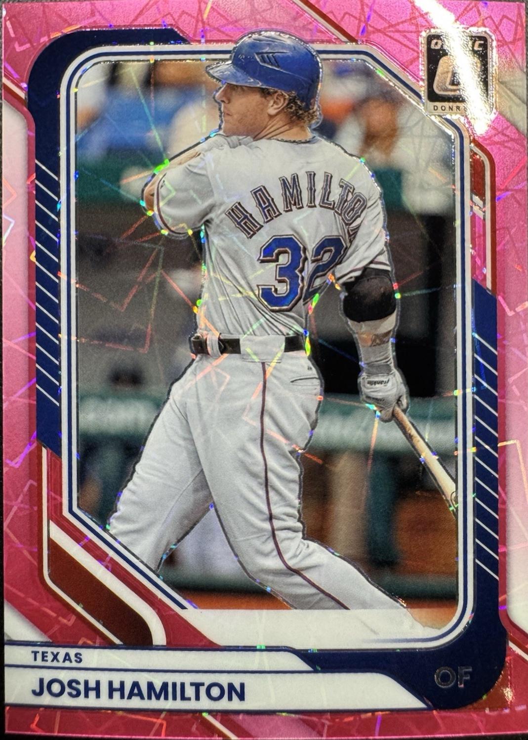 Josh Hamilton [Pink Velocity Optic] #54
