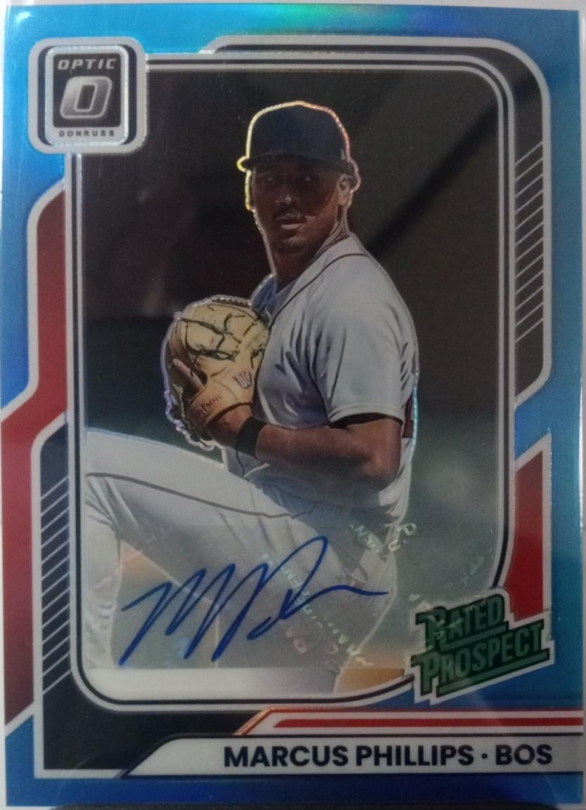 Marcus Phillips [Carolina Blue Optic Signature] #186