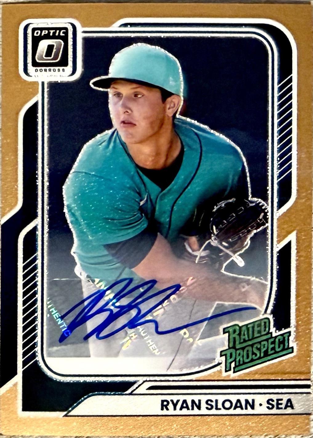 Ryan Sloan [Copper Glitter Optic Signature] #127
