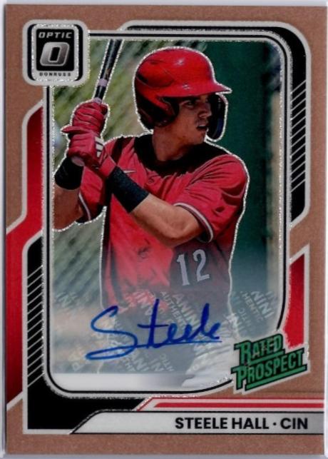 Steele Hall [Gold Optic Signature] #150