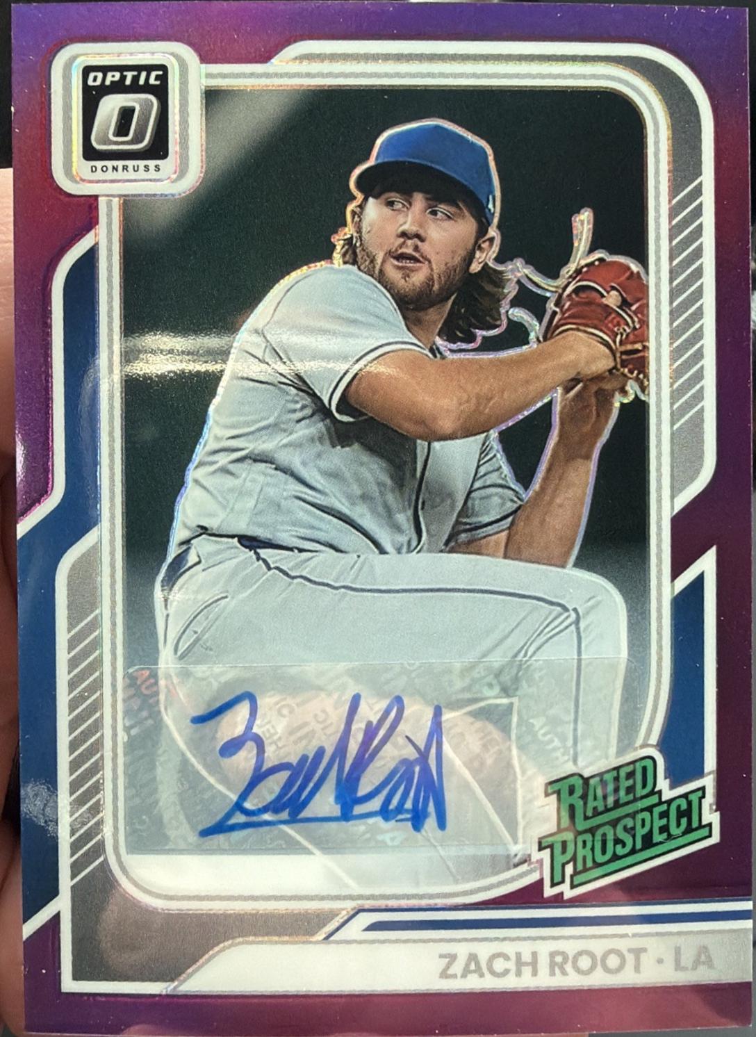 Zach Root [Purple Optic Signature] #143
