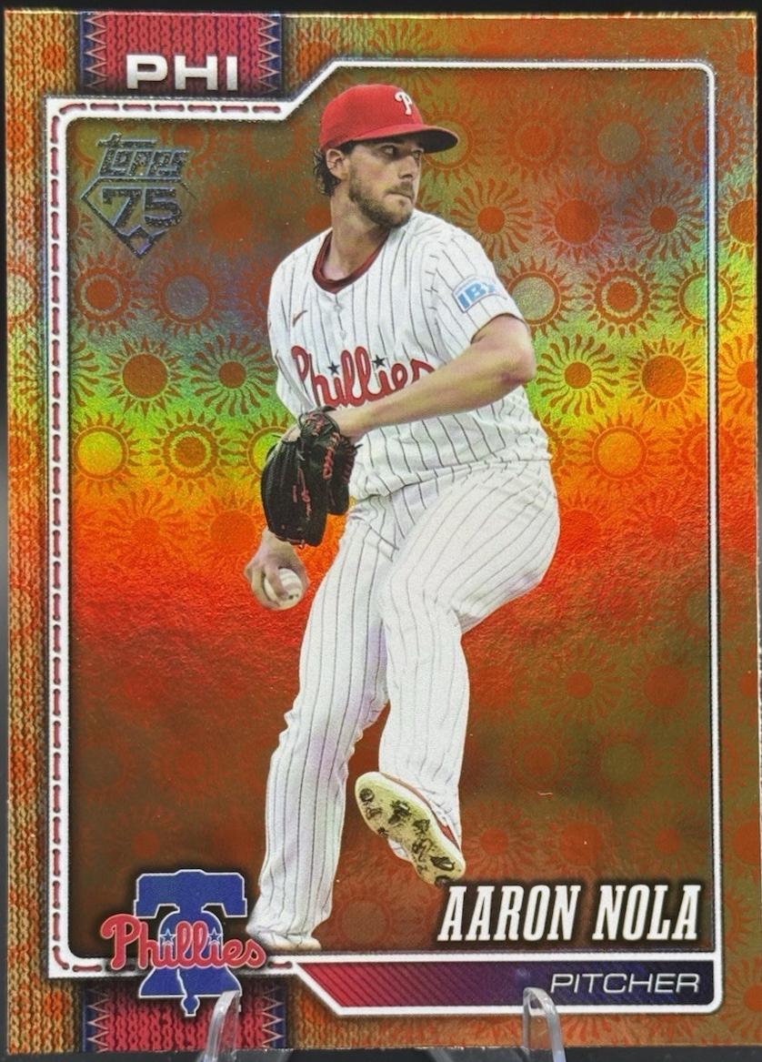Aaron Nola [Holo Foil Orange] #463