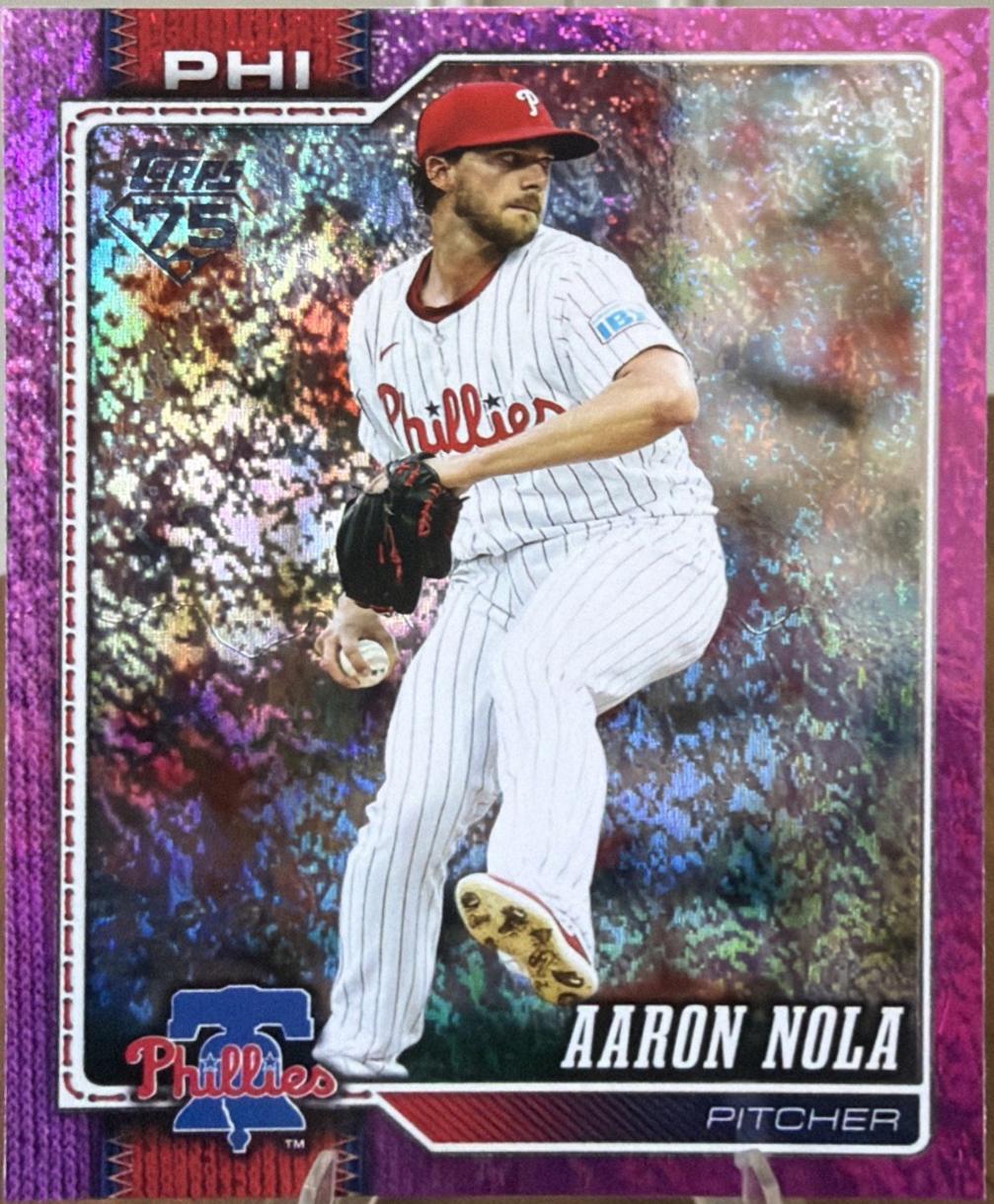 Aaron Nola [Pink Diamante Foil] #463