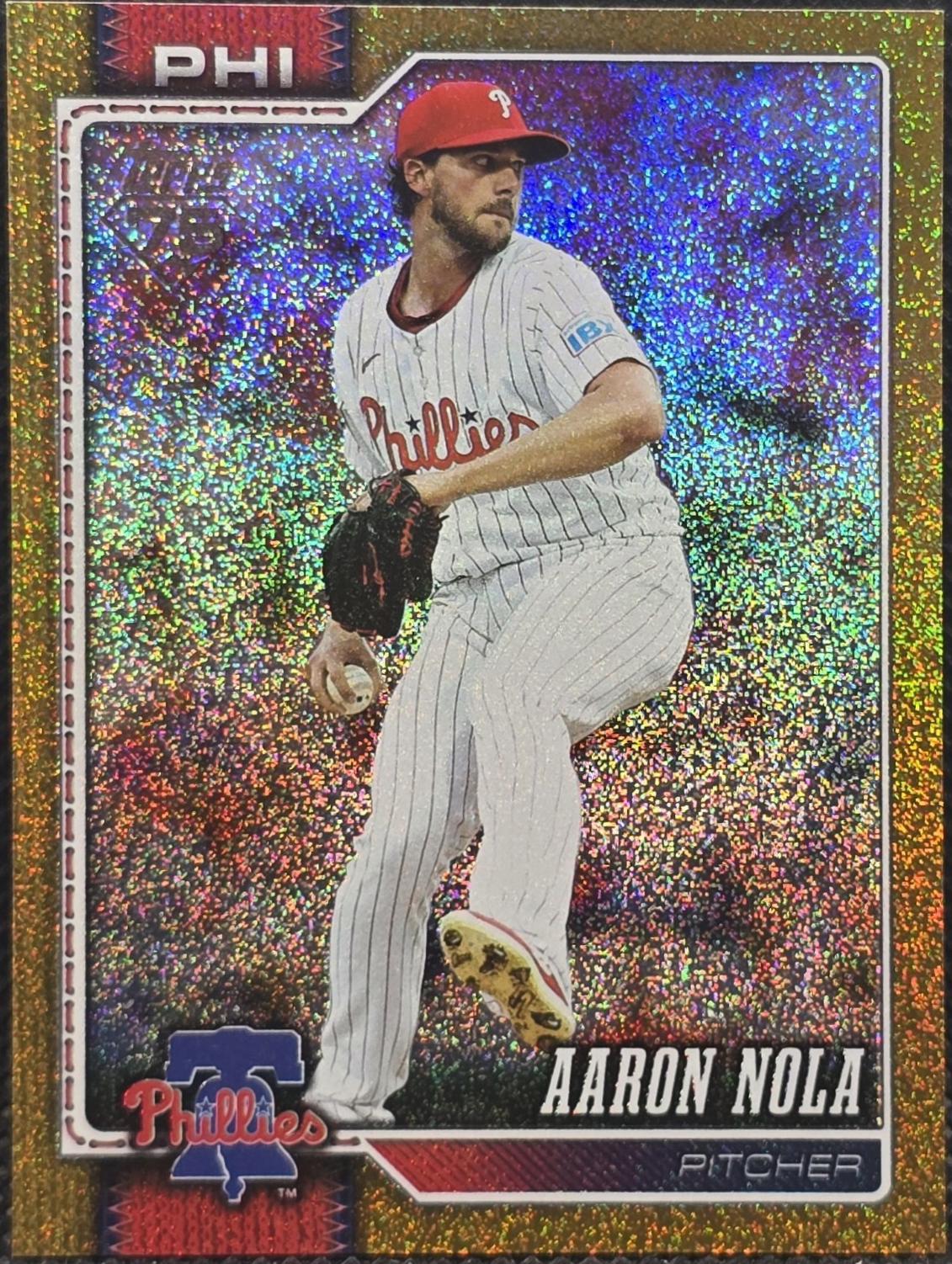 Aaron Nola [Sandglitter Gold] #463