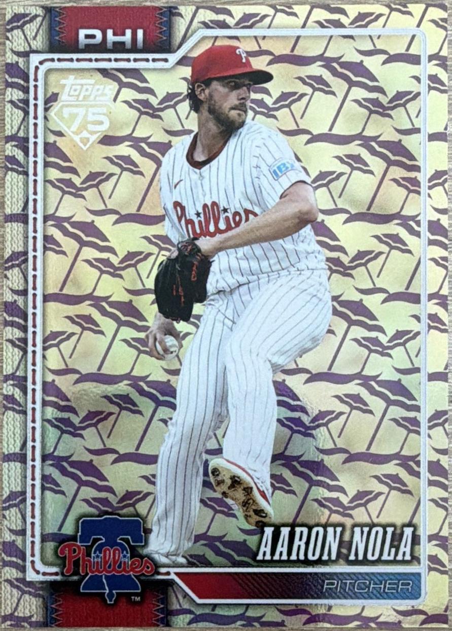 Aaron Nola [Wood] #463