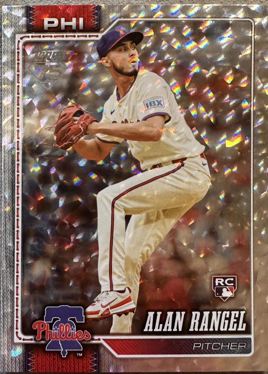 Alan Rangel [Silver Crackle Foil] #572