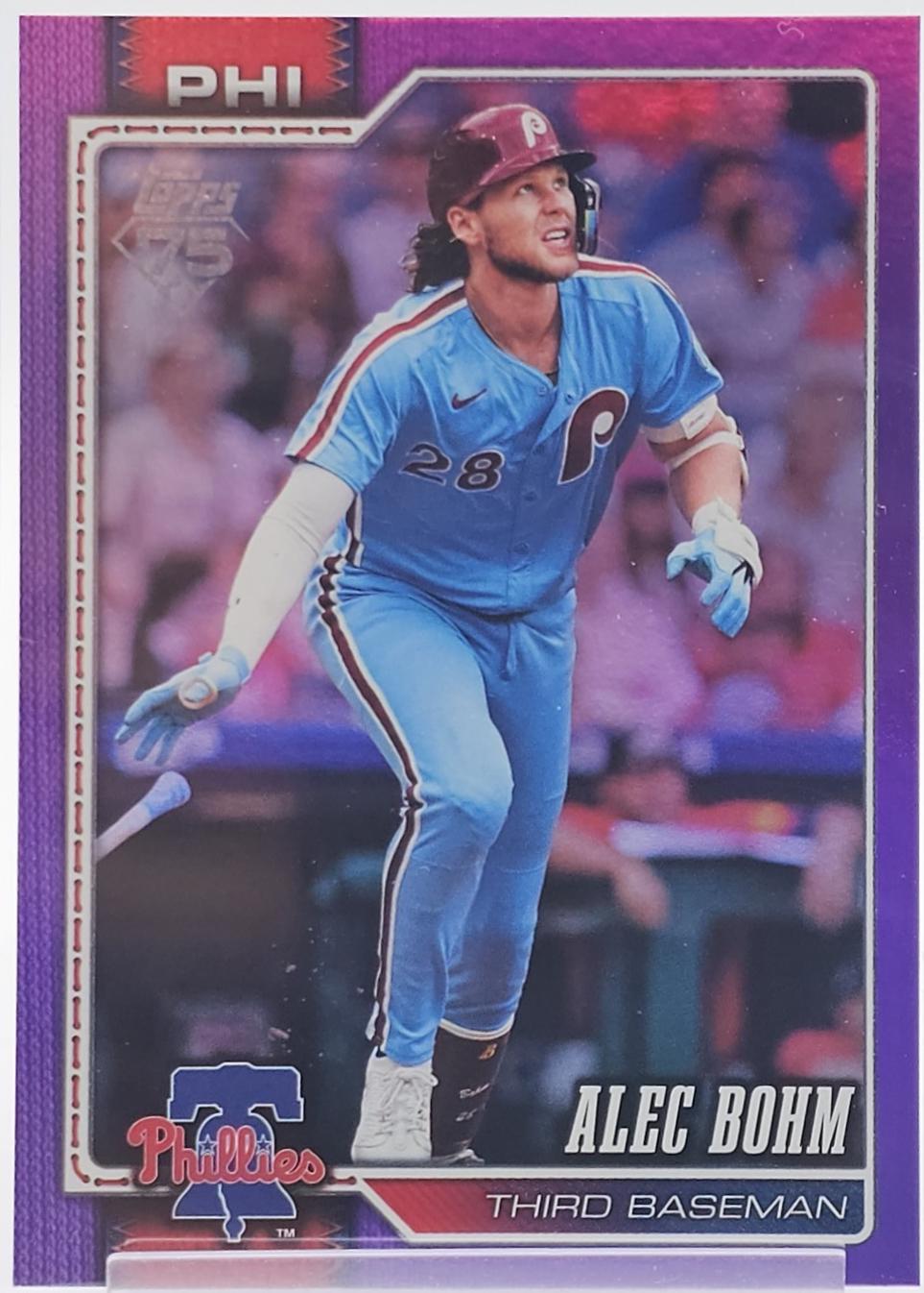 Alec Bohm [Purple Rainbow Foil] #377
