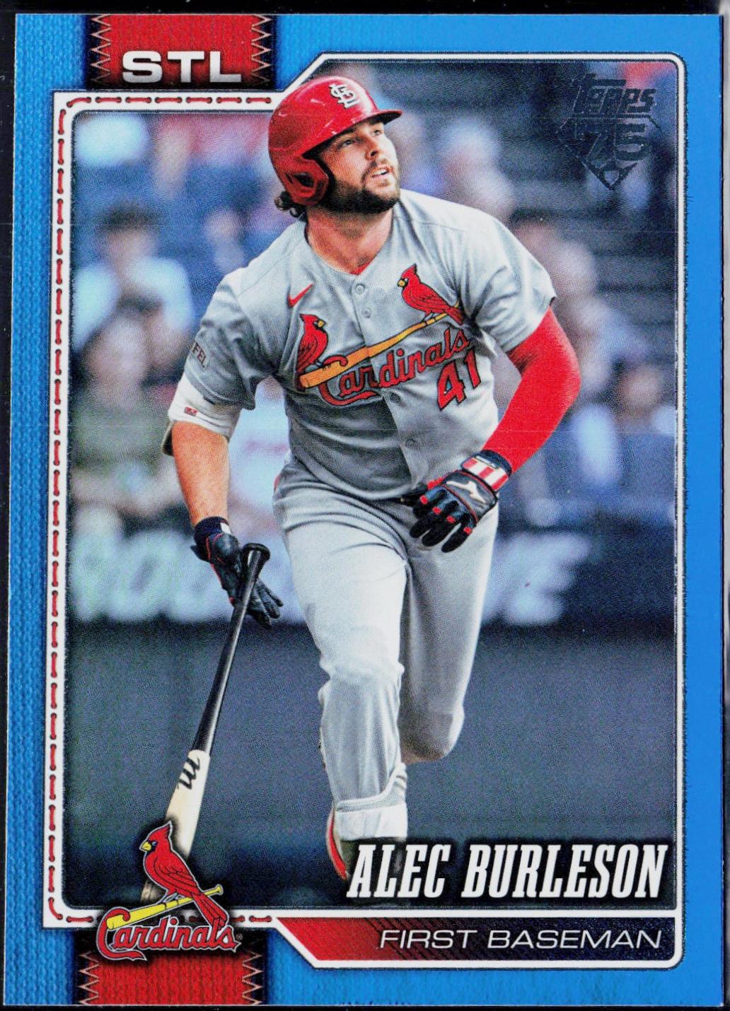 Alec Burleson [Blue Rainbow Foil] #573