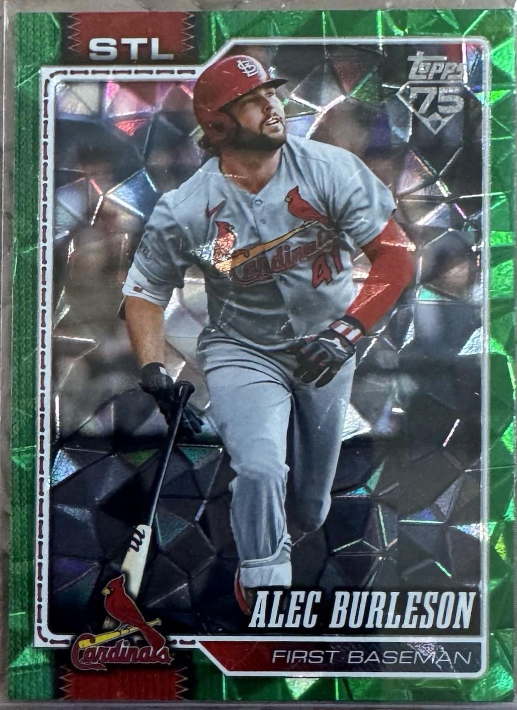 Alec Burleson [Green Diamante Foil] #573