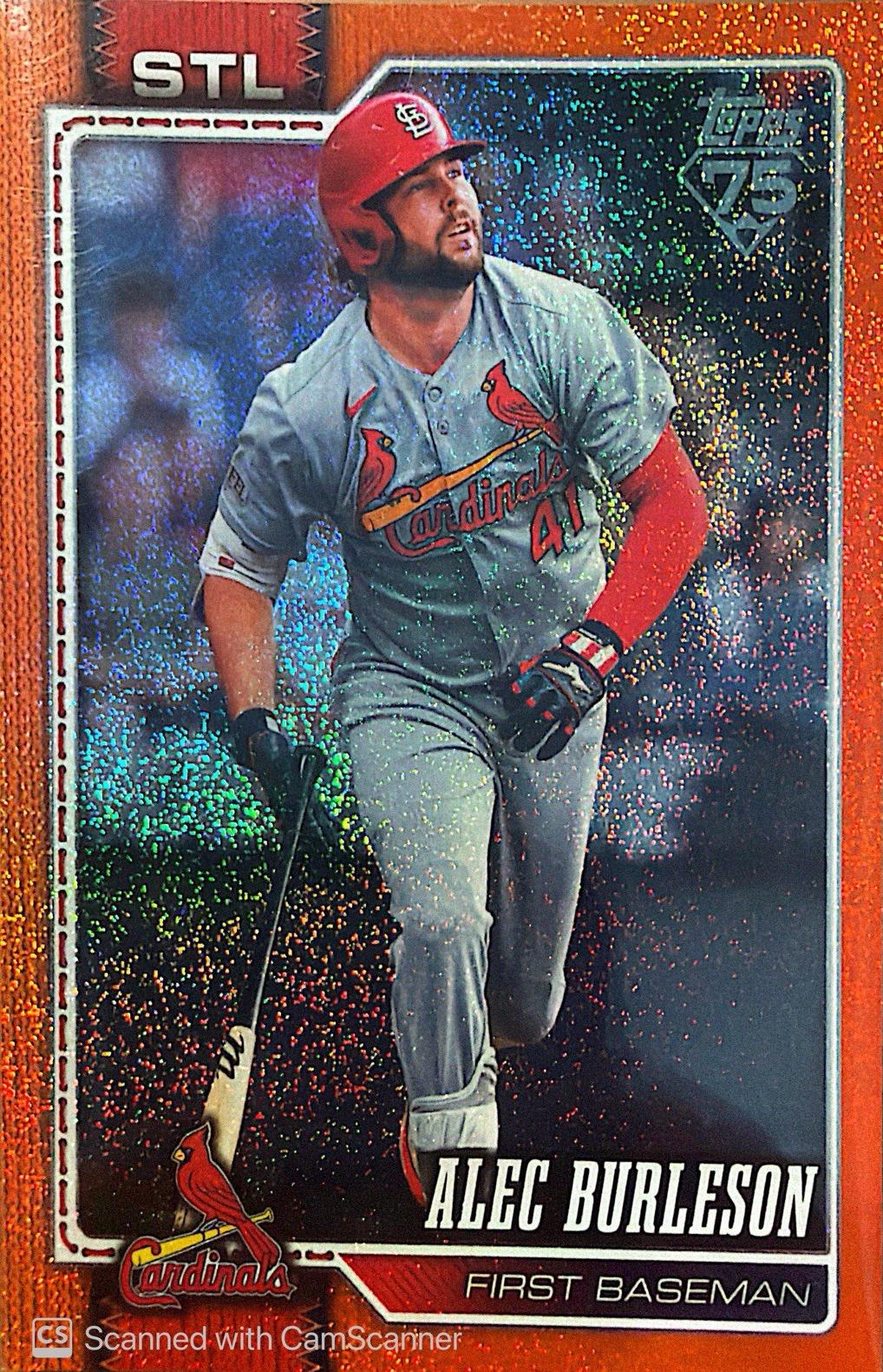 Alec Burleson [Orange Diamante Foil] #573