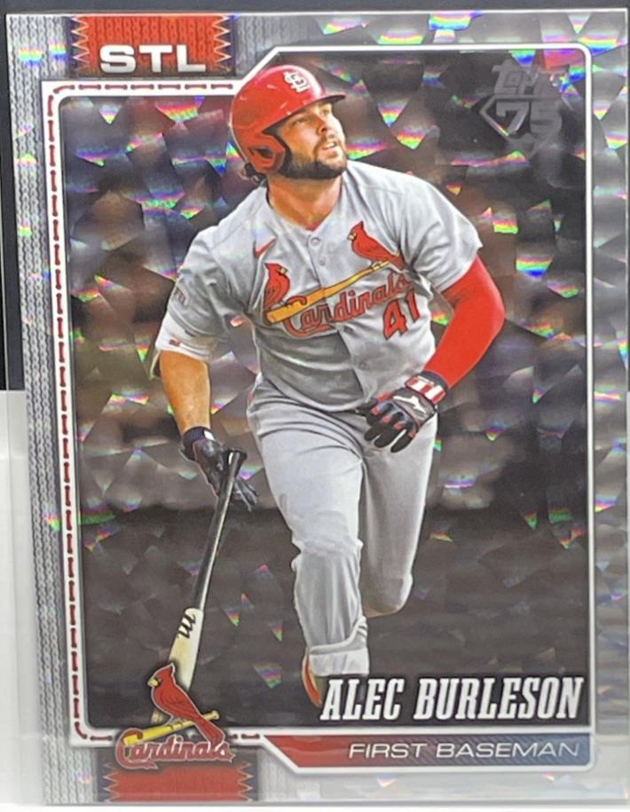 Alec Burleson [Silver Crackle Foil] #573
