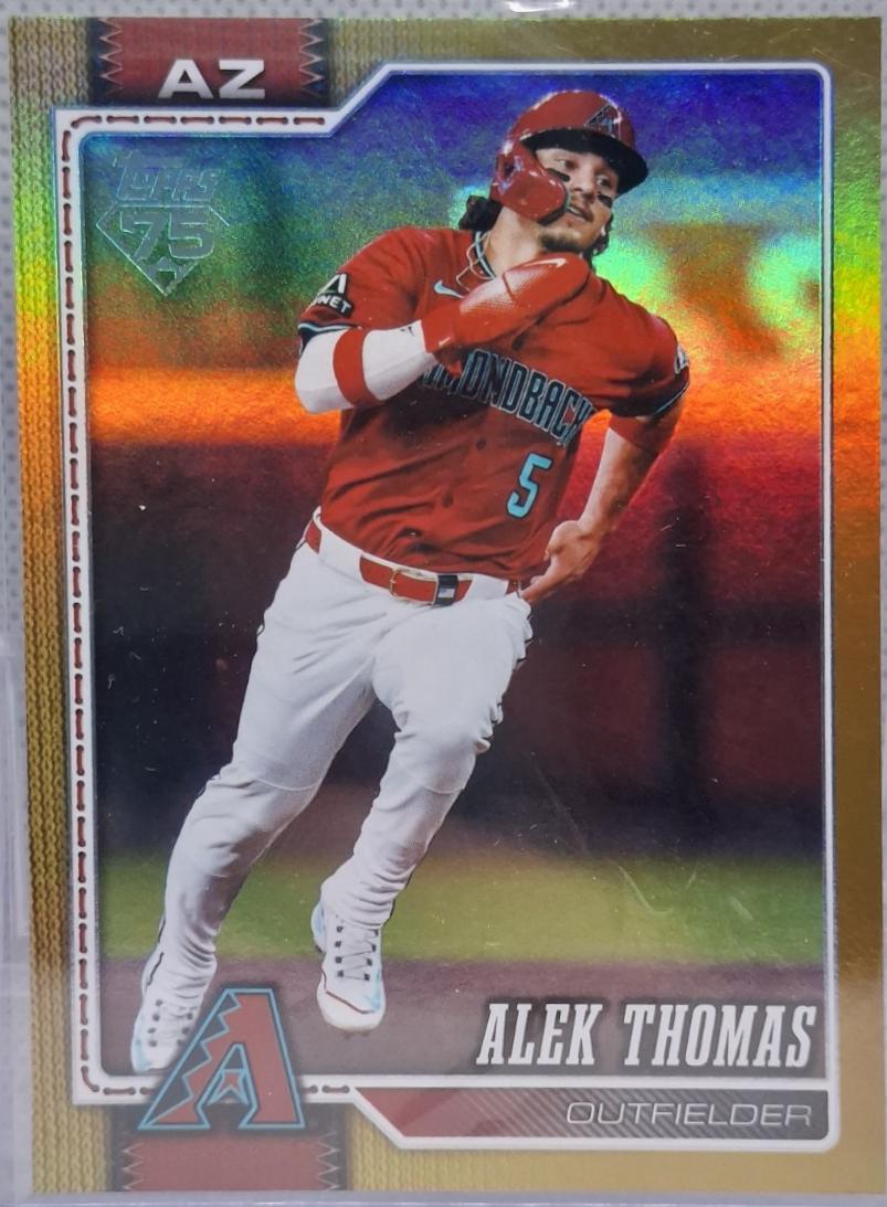 Alek Thomas [Gold Diamante Foil] #482