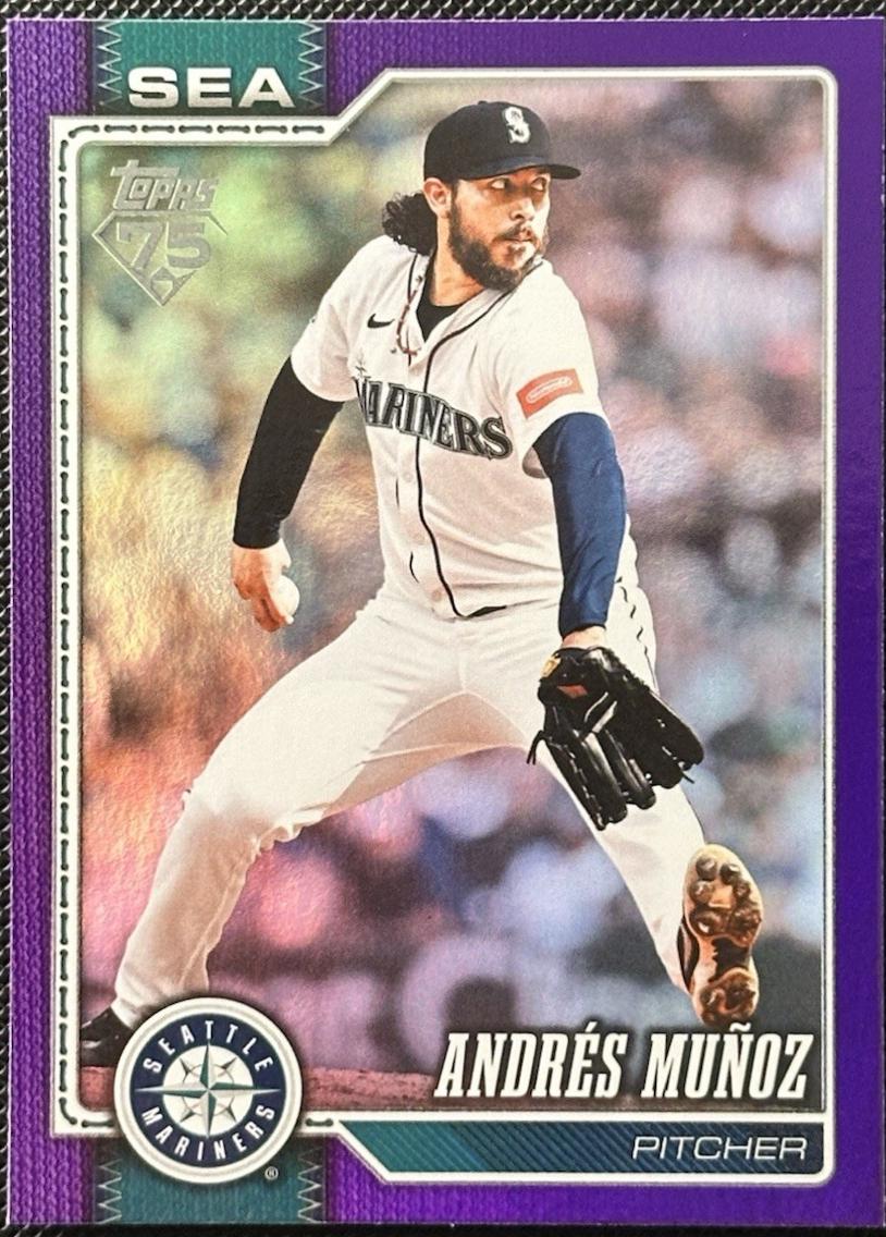 Andres Munoz [Purple Rainbow Foil] #574