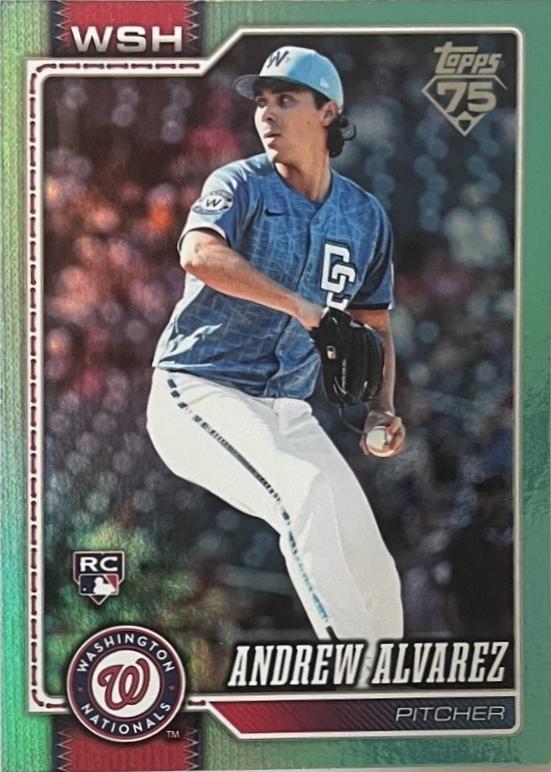 Andrew Alvarez [Aqua Rainbow Foil] #520