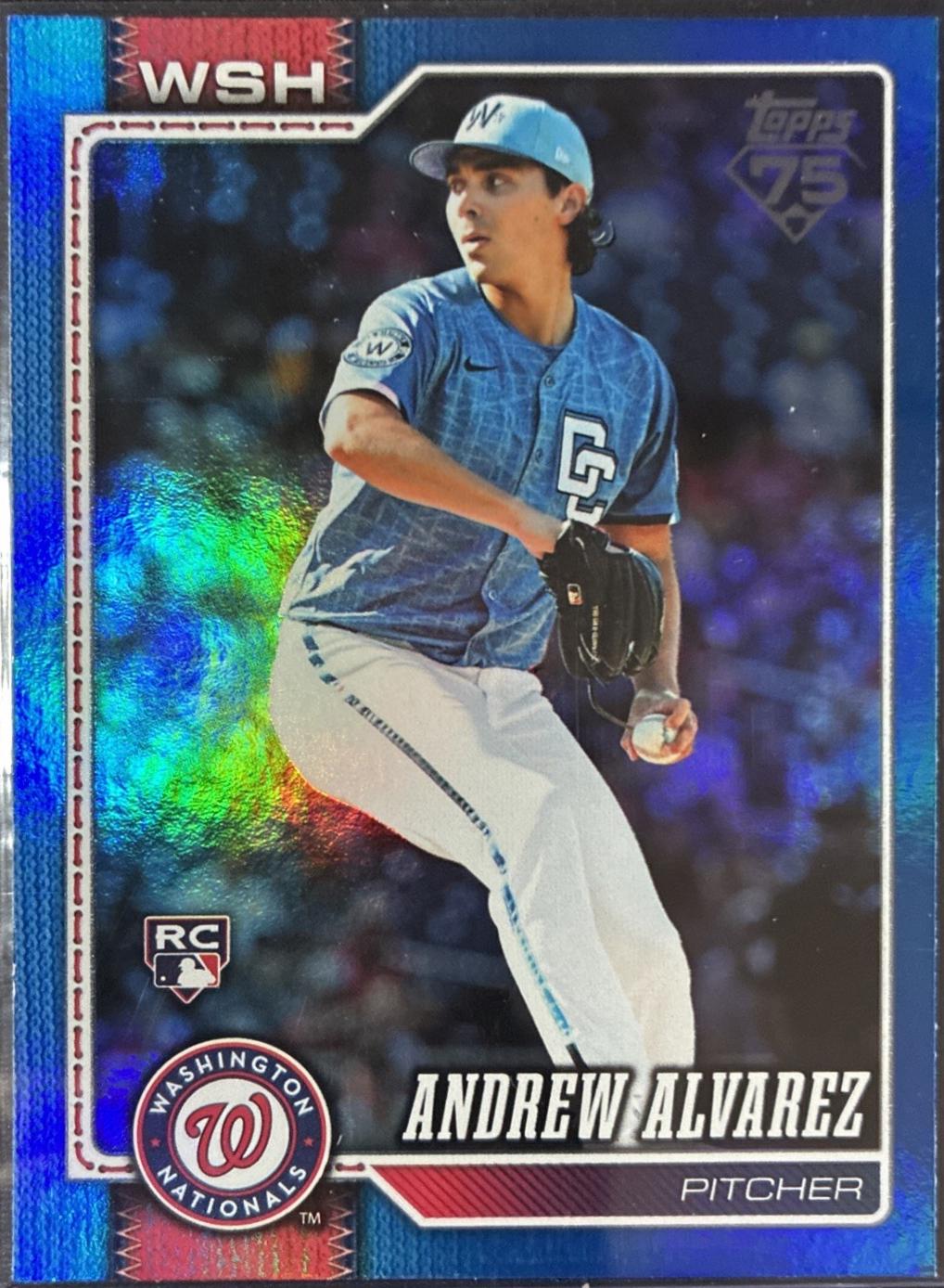 Andrew Alvarez [Blue Rainbow Foil] #520