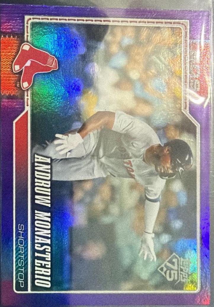 Andruw Monasterio [Purple Rainbow Foil] #653