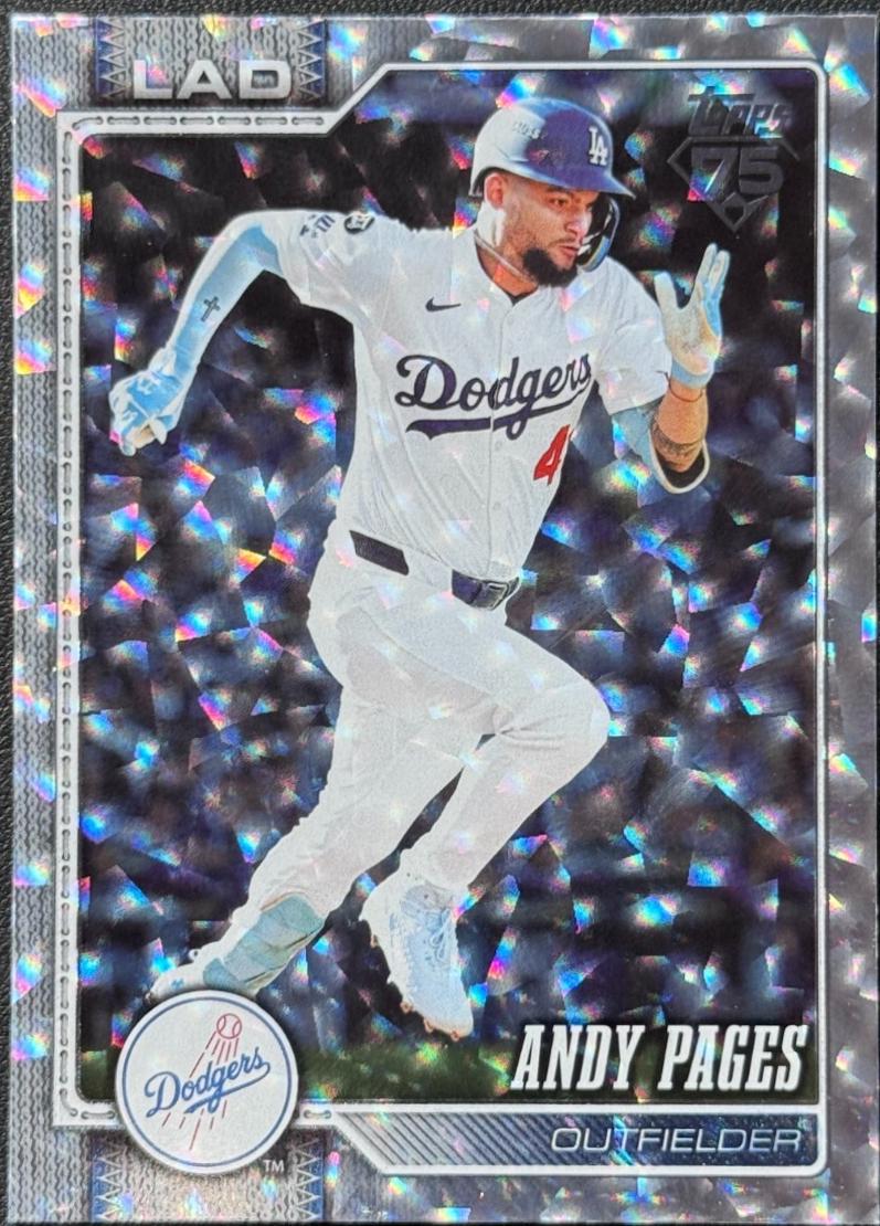 Andy Pages [Silver Crackle Foil] #414