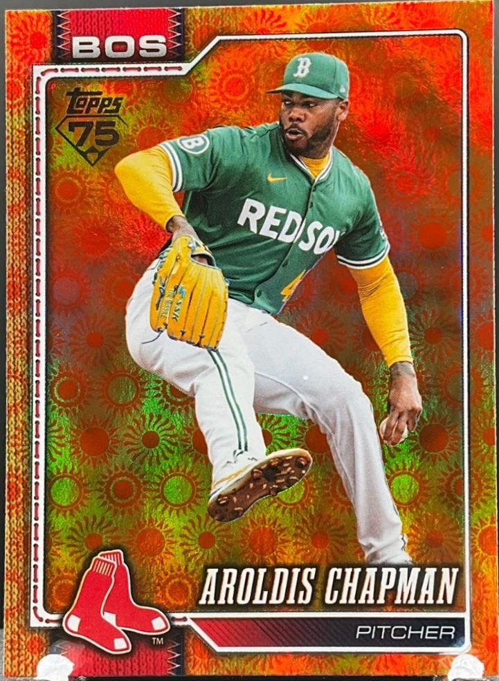 Aroldis Chapman [Holo Foil Orange] #656