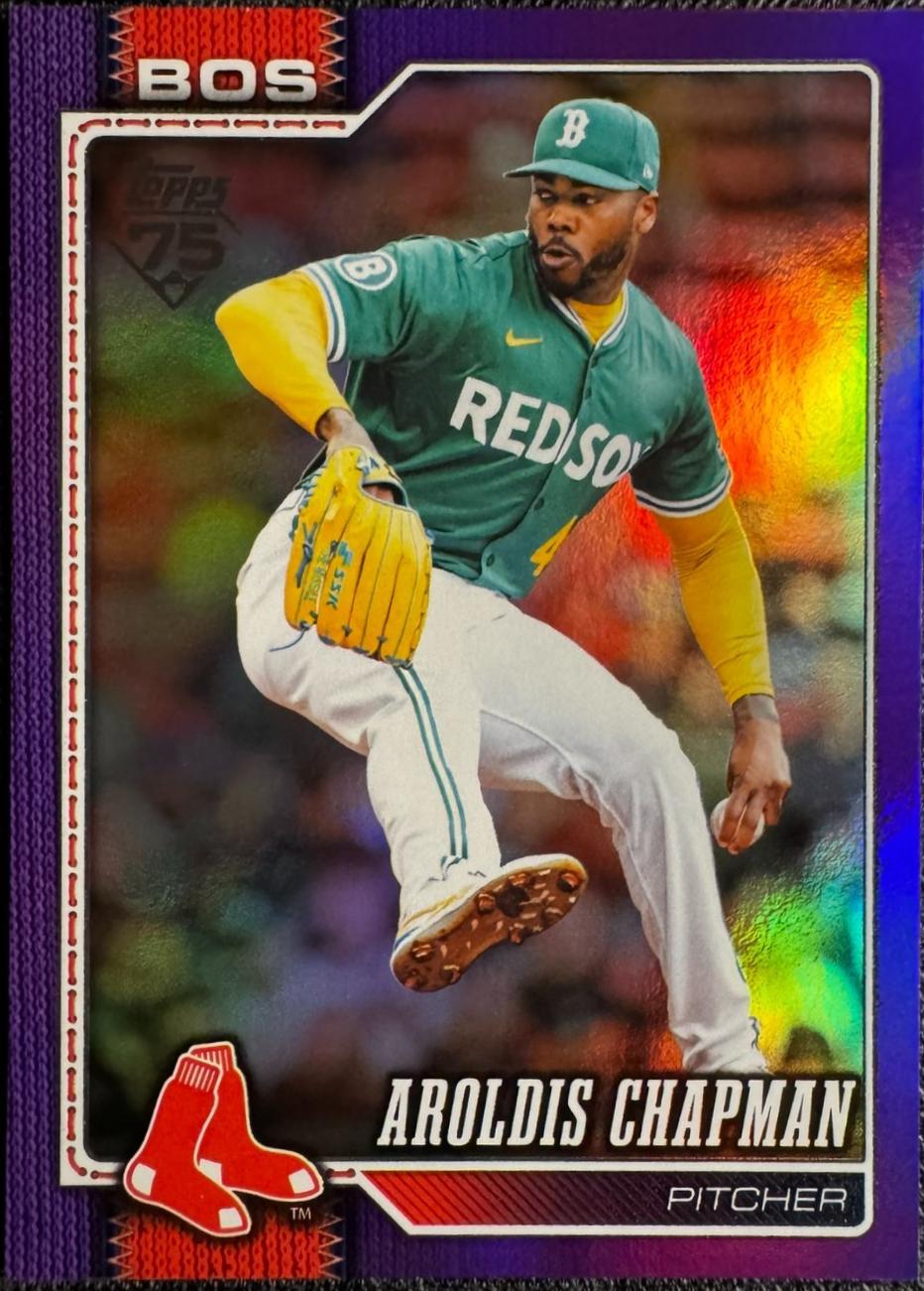 Aroldis Chapman [Holo Foil Purple] #656