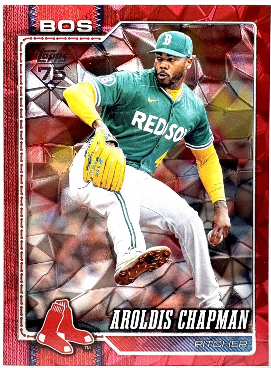 Aroldis Chapman [Red Diamante Foil] #656