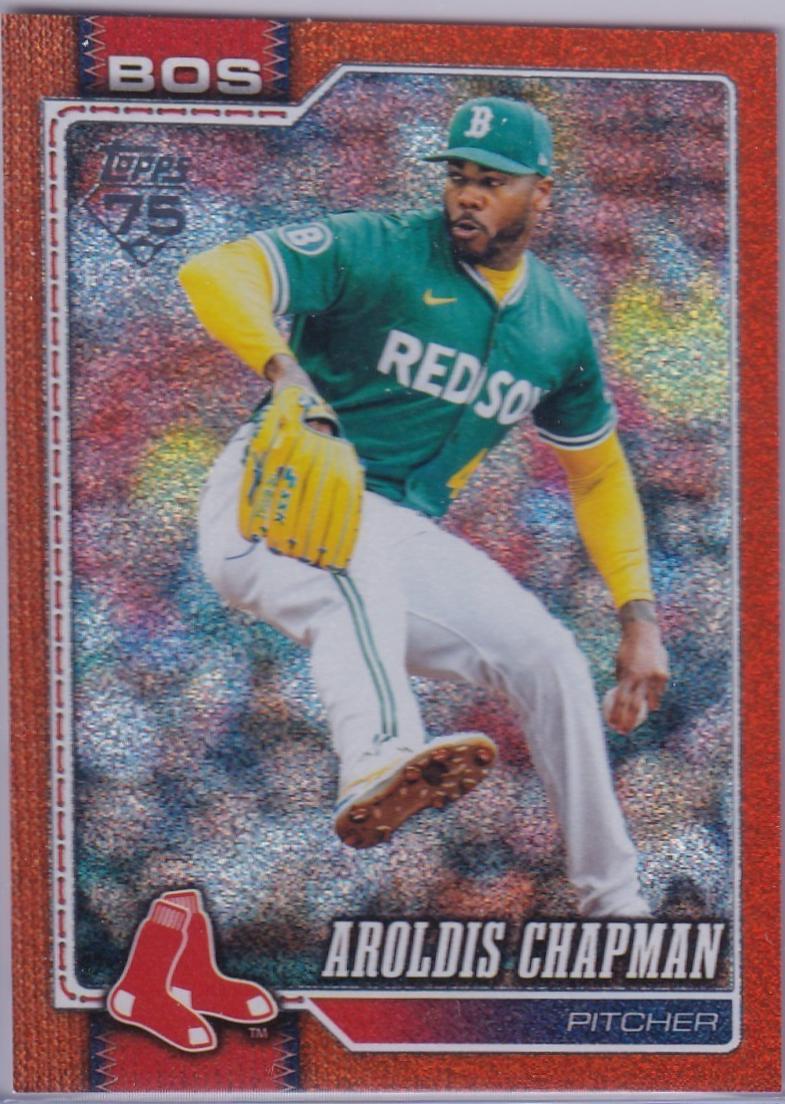 Aroldis Chapman [Sandglitter Orange] #656